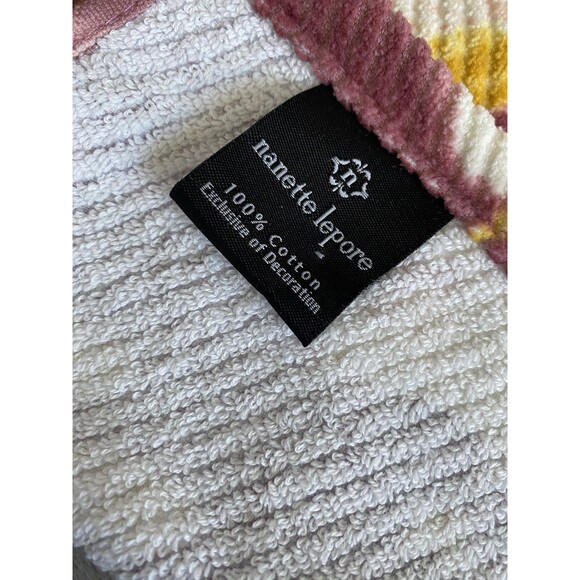 Nanette Lepore 2 Bath Towels & 2 Hand Towels Fall Colors NEW - Picture 8 of 9